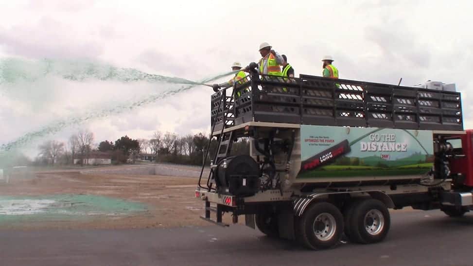 boom spray hydroseeding