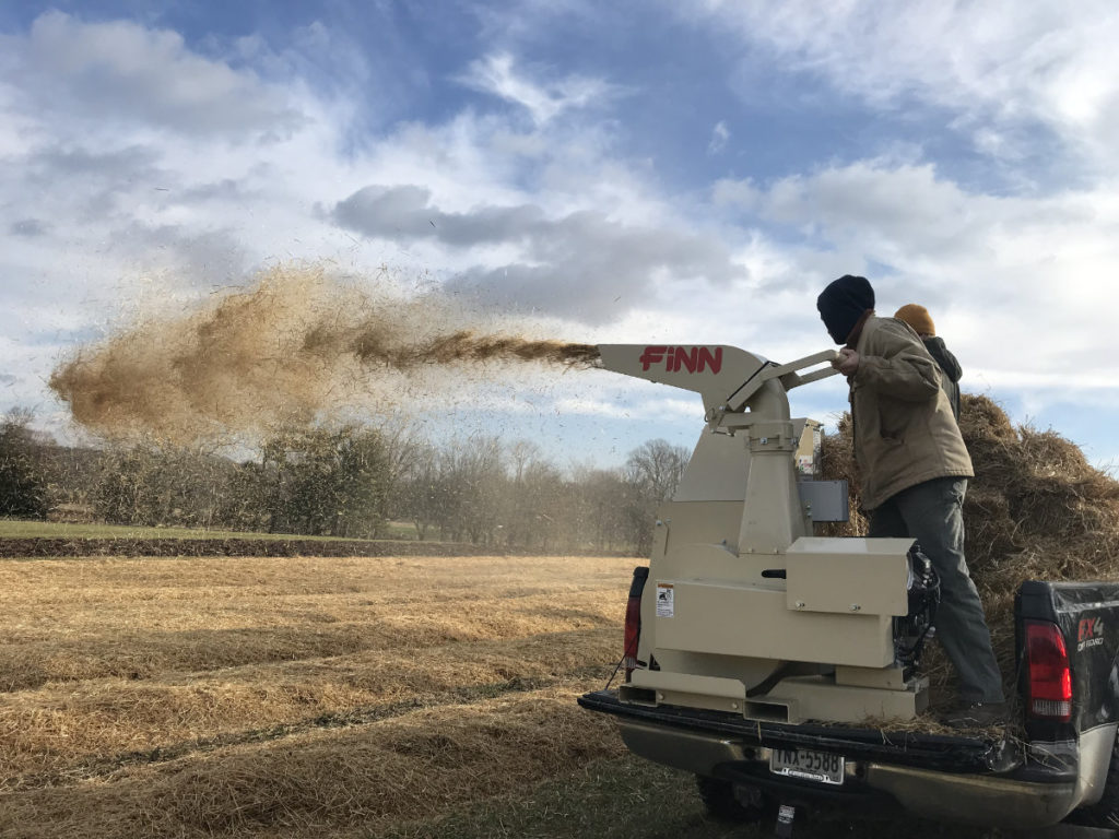 Straw blowers can do more than just cover seed